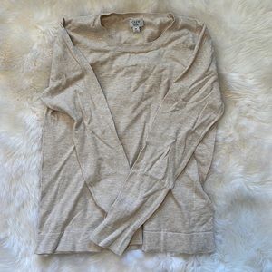 Jcrew Factory Teddie, 100% Cotton in Beige Size Medium